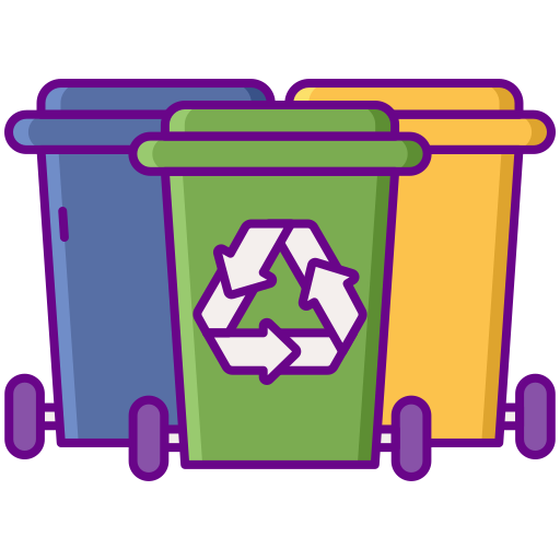 Contenedor de reciclaje - Iconos gratis de ecología y medio ambiente