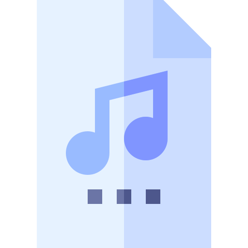 archivo de audio icono gratis