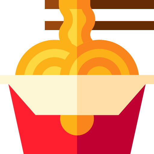 Noodles Basic Straight Flat icon