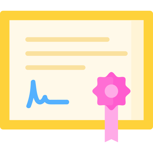 Certificate free icon Certificate free icon