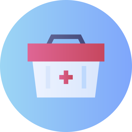 caja médica icono gratis