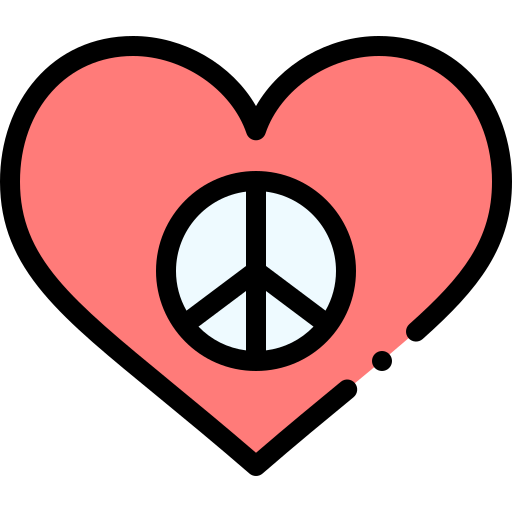 Peace Detailed Rounded Lineal color icon