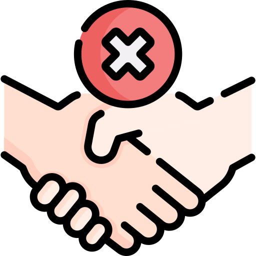No handshake free icon No handshake free icon