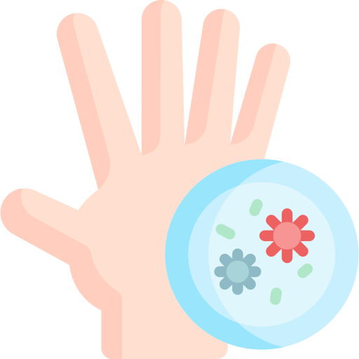 Bacteria free icon Bacteria free icon