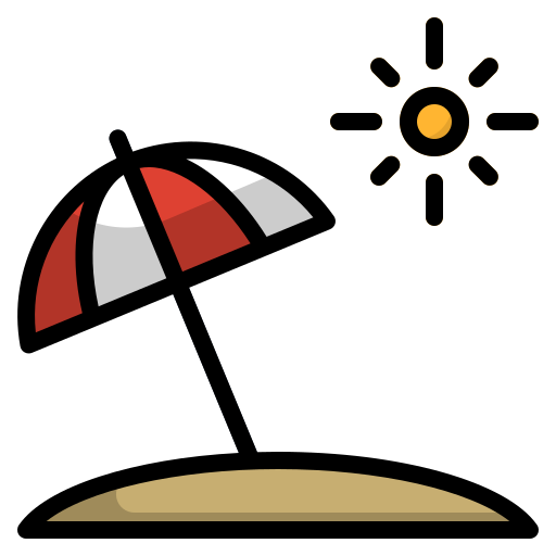 Sun umbrella - free icon