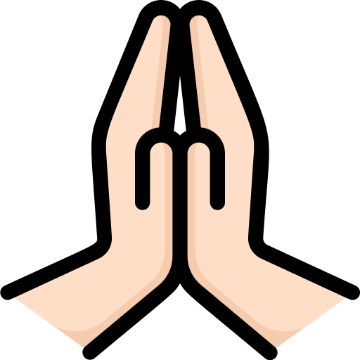 Namaste Generic Outline Color icon