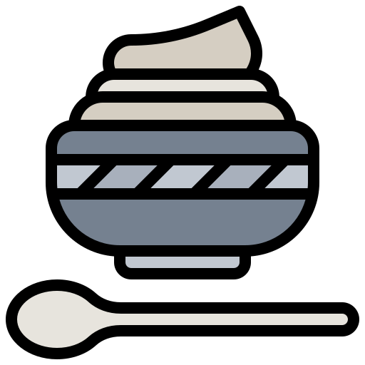 crema batida icono gratis