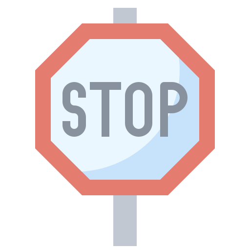 Señal De Stop Iconos Gratis De Señales 2644