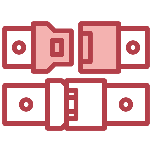 cinturón de seguridad icono gratis