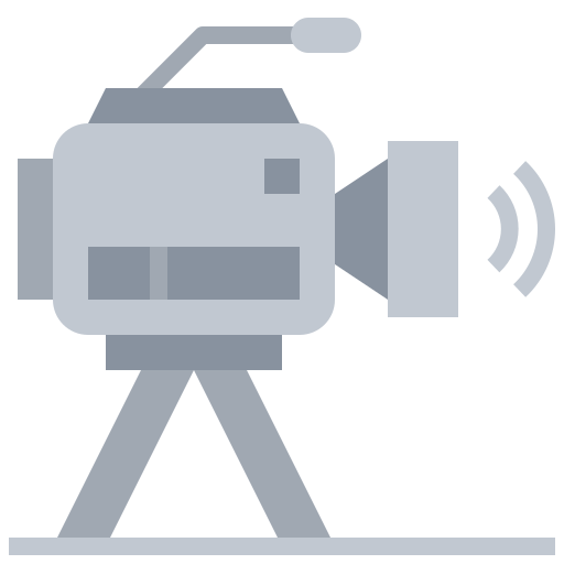 camara de video icono gratis