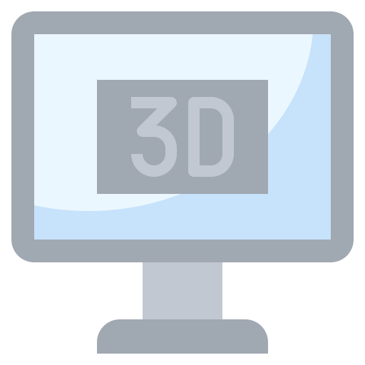 película 3d icono gratis