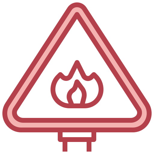 Flammable sign free icon Flammable sign free icon