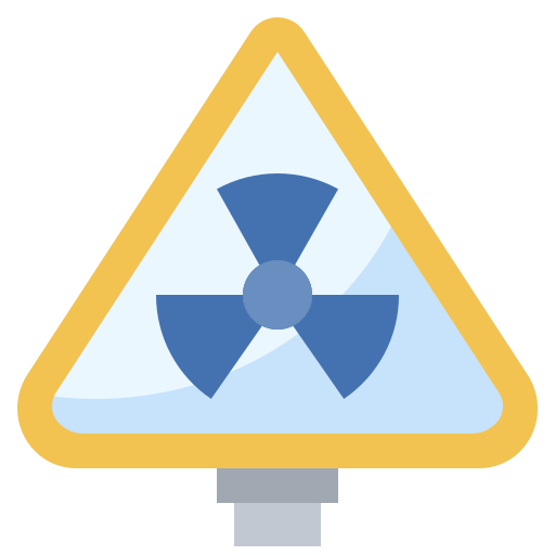 Radiation free icon Radiation free icon