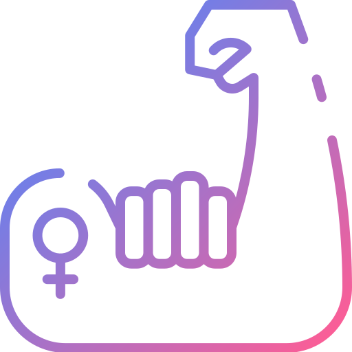 강한 여성 무료 아이콘