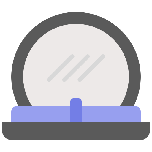 polvo compacto icono gratis