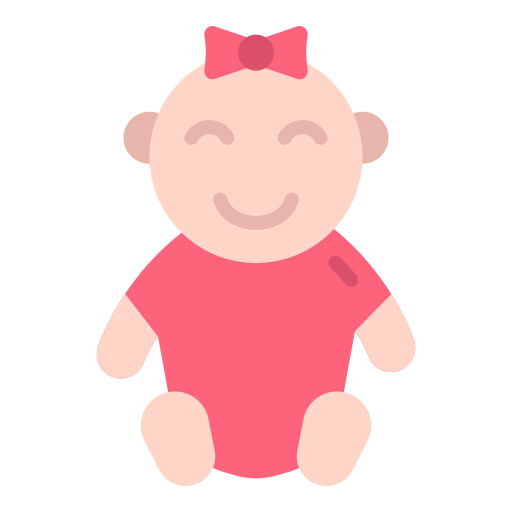 bébé fille Icône gratuit bébé fille Icône gratuit