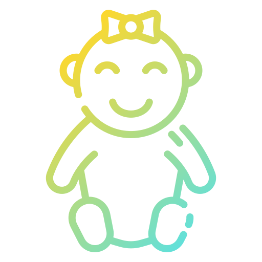 bébé fille Icône gratuit bébé fille Icône gratuit