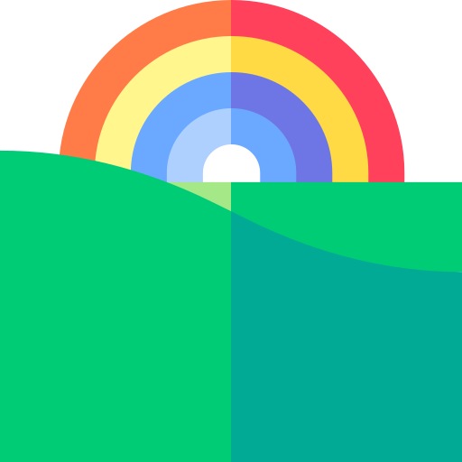 arco iris icono gratis