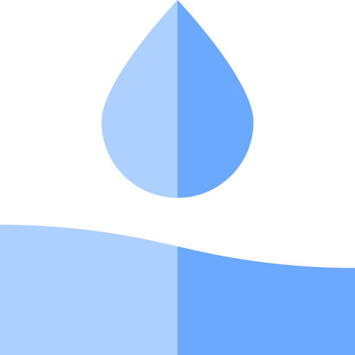 Water Basic Straight Flat icon