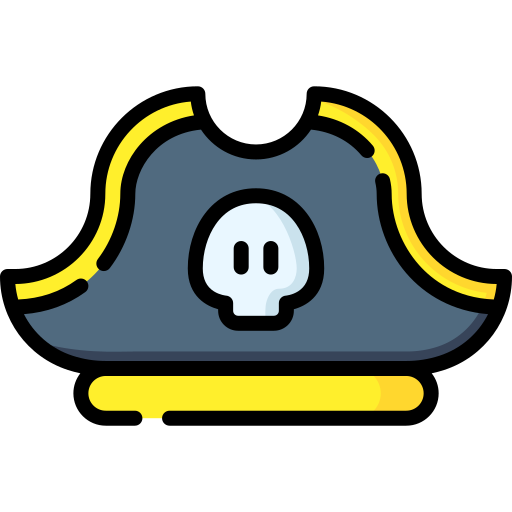 sombrero pirata icono gratis