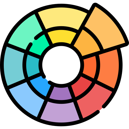 Color wheel free icon