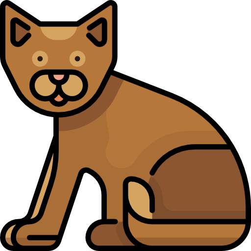 Brown cat icon - Free brown animal icons