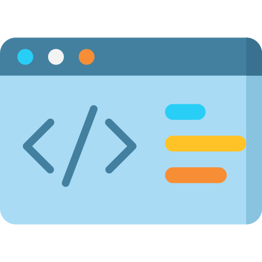 code flat icon