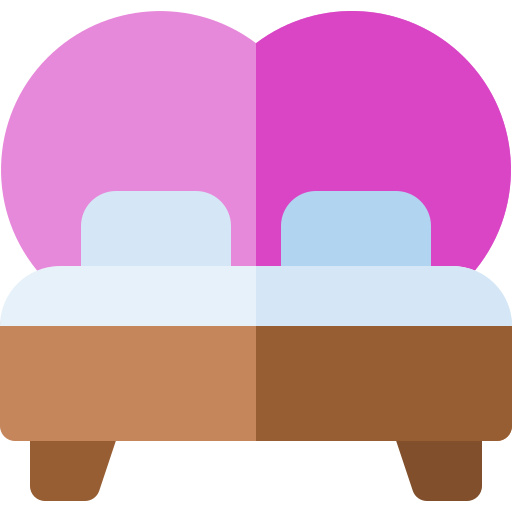 cama matrimonial icono gratis