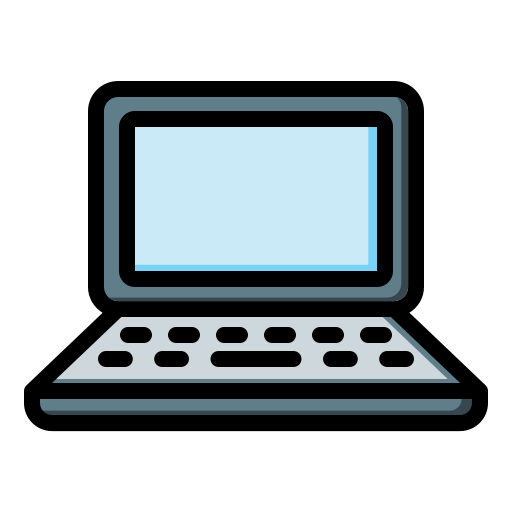 Laptop computer - free icon