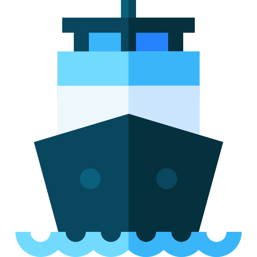 Cruise Basic Straight Flat Icon