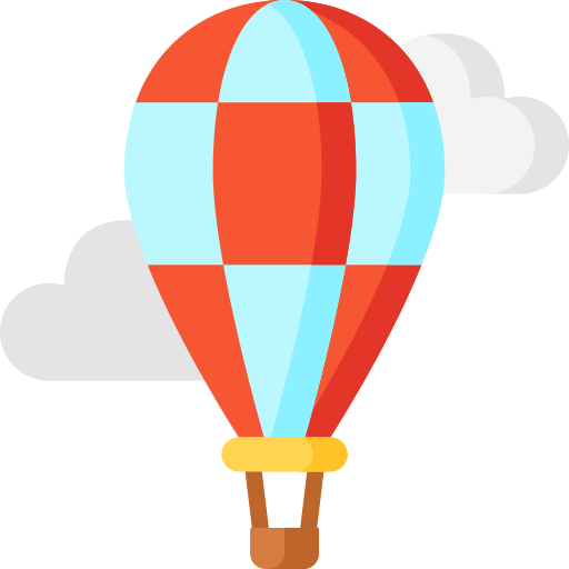 Hot air balloon Special Flat icon