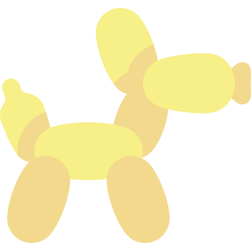 chien ballon Icône gratuit
