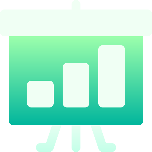 Presentation Basic Gradient Gradient Icon