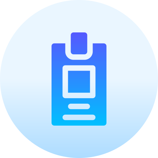 신분증 무료 아이콘