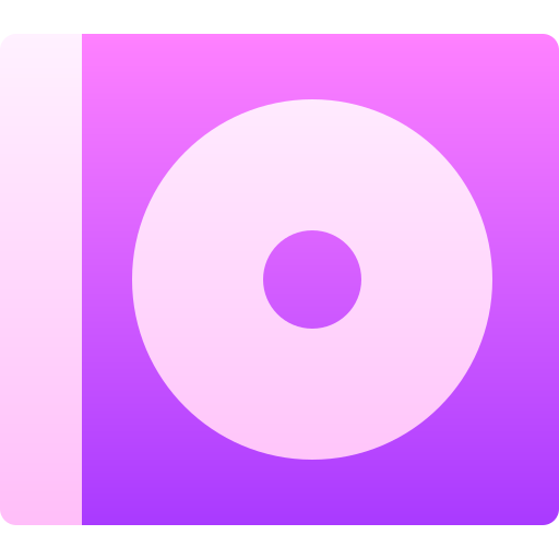 Compact disc Basic Gradient Gradient icon