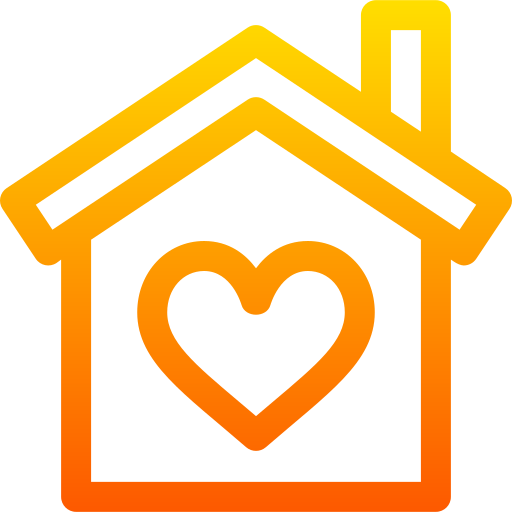 House Basic Gradient Lineal color icon