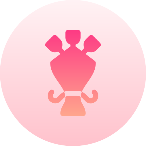 ramo de flores icono gratis