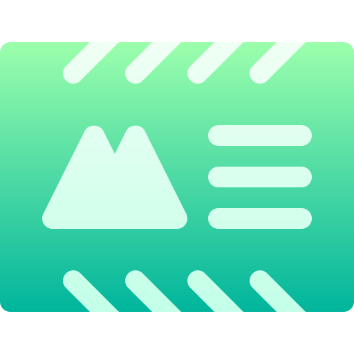 Postcard free icon