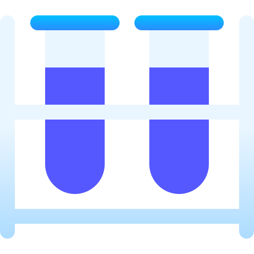 Test tubes Basic Gradient Gradient icon