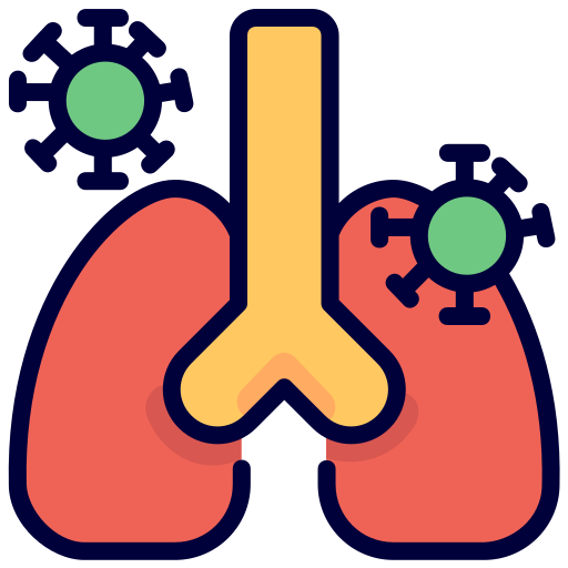 Lung Generic Outline Color icon