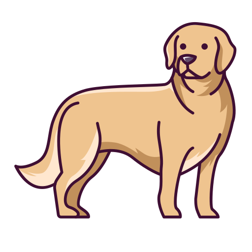 golden retriever icono gratis