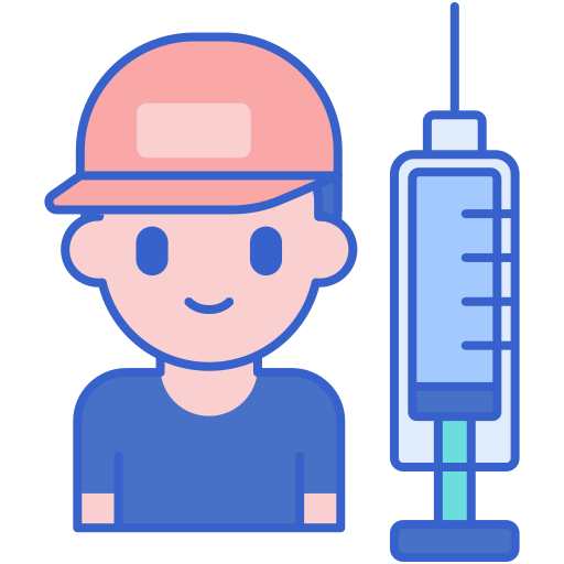 Vaccination free icon Vaccination free icon
