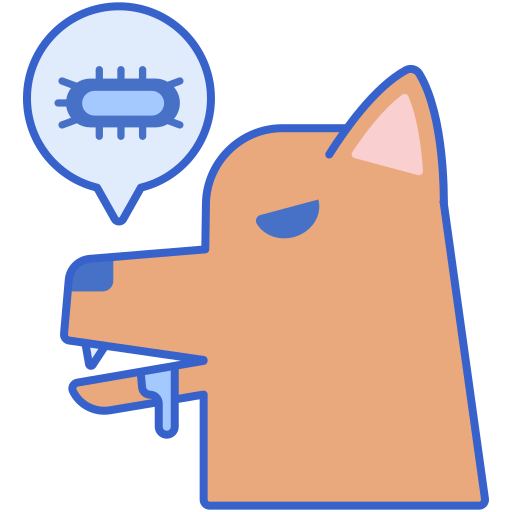 Rabies Flaticons Lineal Color Icon