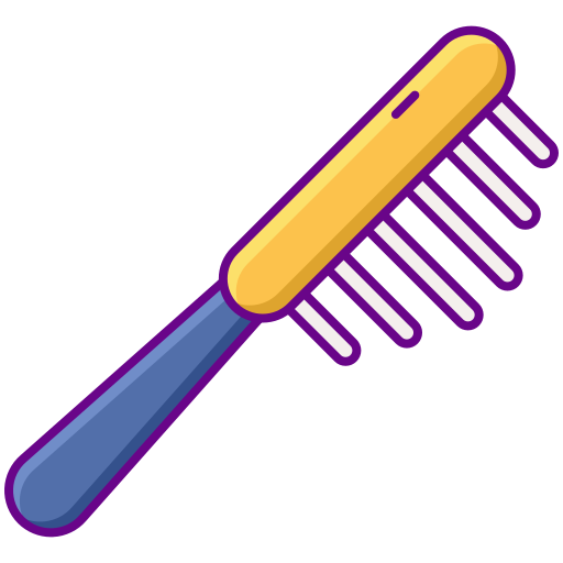 escova de cabelo grátis ícone escova de cabelo grátis ícone