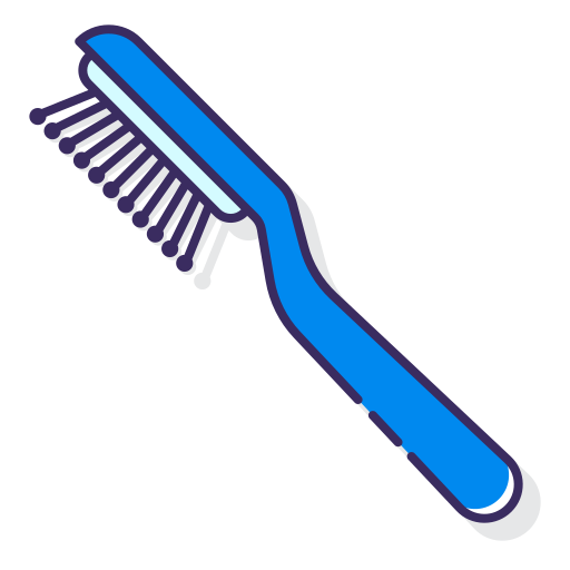 escova de cabelo grátis ícone escova de cabelo grátis ícone