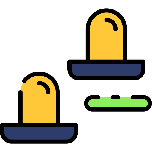 hockey de aire icono gratis