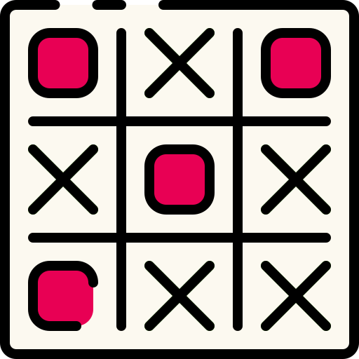 tic tac toe icono gratis