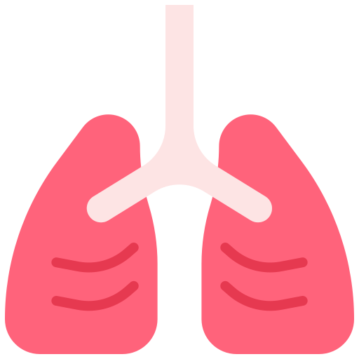 Lungs Good Ware Flat icon