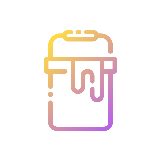 bote de pintura icono gratis