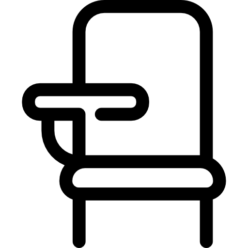 silla de escritorio icono gratis